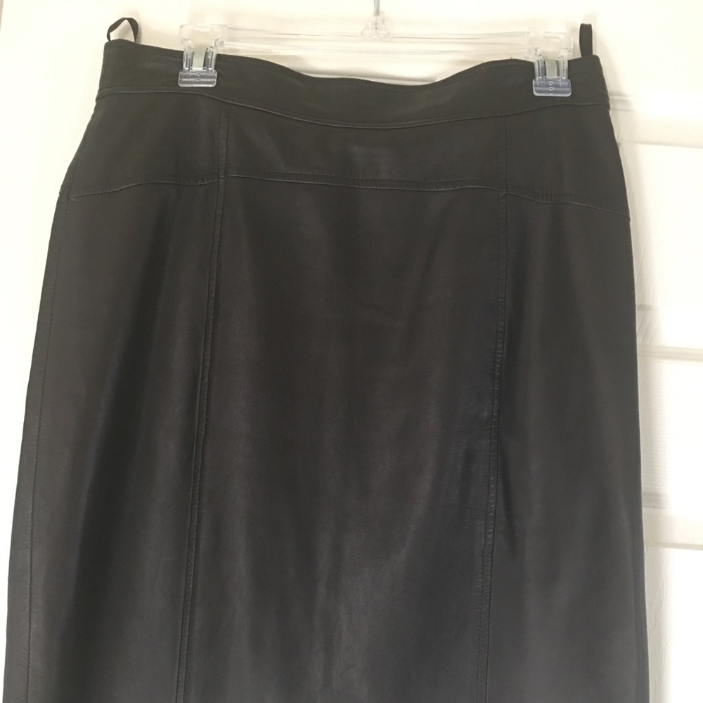 Leather skirt